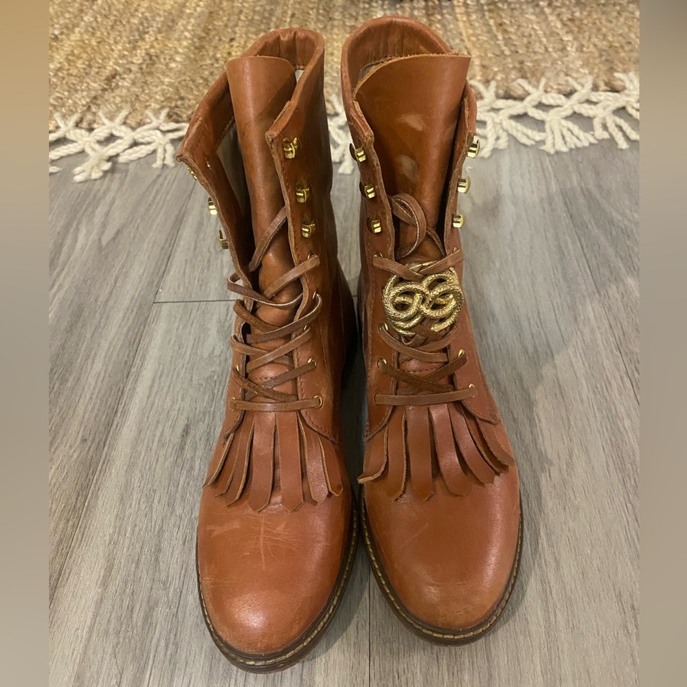 Super rare Brother vellies lace up boots